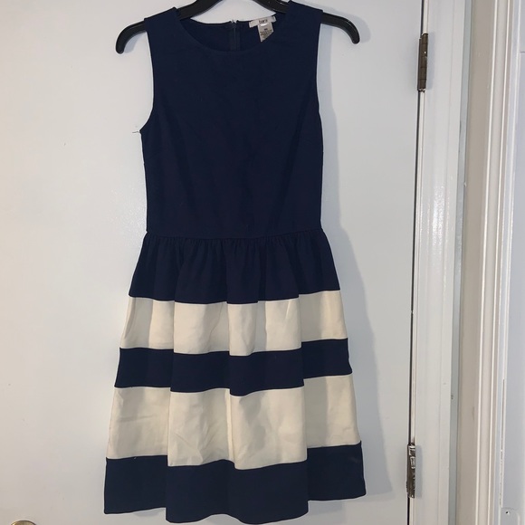 blue and white formal dress - Picture 1 of 3